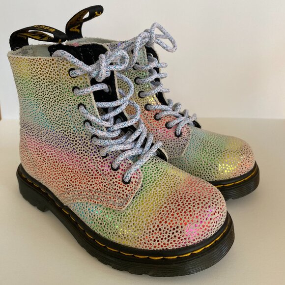 Dr. Martens Airwair Rainbow Boots - Picture 1 of 8